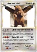 Uber bear bird