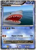 Shark puppet