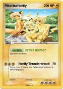 Pikachu family