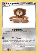 Un lion en pelu