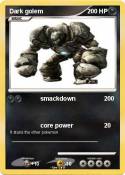 Dark golem