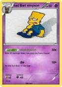 sad Bart simpso
