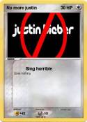 No more justin