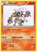 claw burn