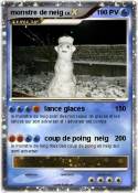 monstre de neig