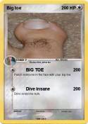 Big toe