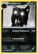 Evil Dark Cat