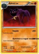 Spiked cat