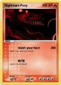 Nightmare Foxy