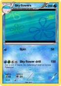 Sky flowers
