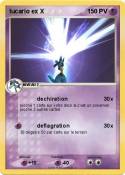 lucario ex X