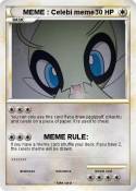 MEME : Celebi