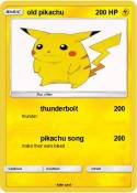 old pikachu