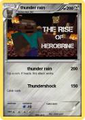 thunder rain