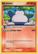 fire snorlax