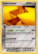 broken banana
