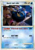 Quick ball cake
