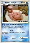 Baby in bath