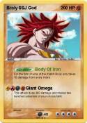 Broly SSJ God