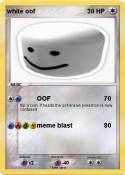 white oof