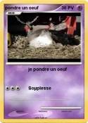 pondre un oeuf