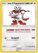 Vote If Papyrus