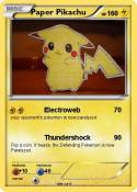 Paper Pikachu