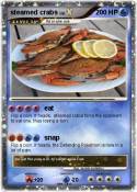 steamed crabs