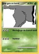 loup gris en