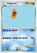 orange rain