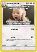 on the phone