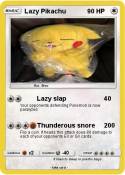 Lazy Pikachu