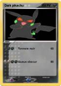 Dark pikachu