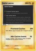 Cache Leeren