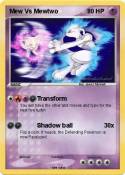 Mew Vs Mewtwo