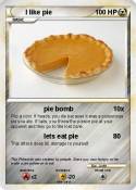 I like pie