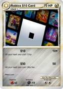 Roblox $10 Card