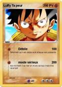 Luffy Ta peur