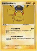 Captian pikachu