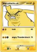 angry pikachu