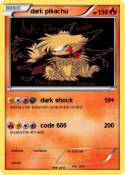 dark pikachu