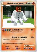 Mutant snow