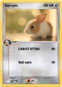 Sad eyes