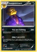 Disappointment