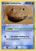 the water