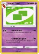 Uno +2 Card