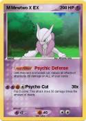 M Mewtwo X EX