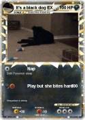 It's a black