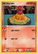 hot dog cake