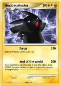 shadow pikachu